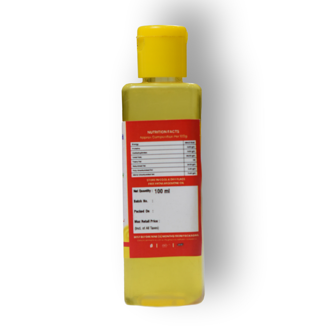 KALPNIL Pure Almond Oil, wooden Pressed Oil,  Samarth SHG, Natural, Chemical Free, 100 ml