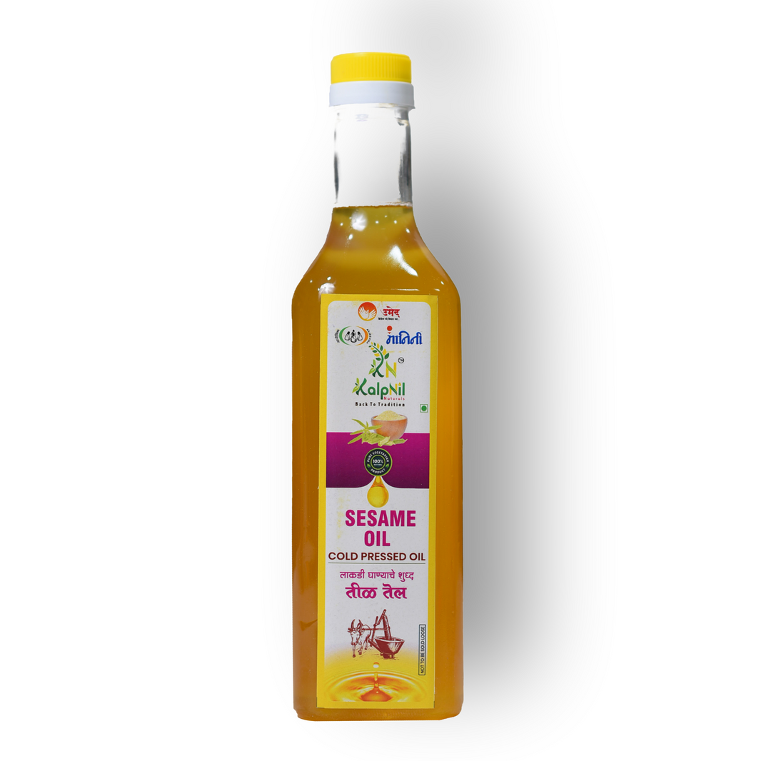 KALPNIL Pure Sesame Oil, wooden Pressed Oild,  Samarth SHG, Natural, Chemical Free, 250 ml