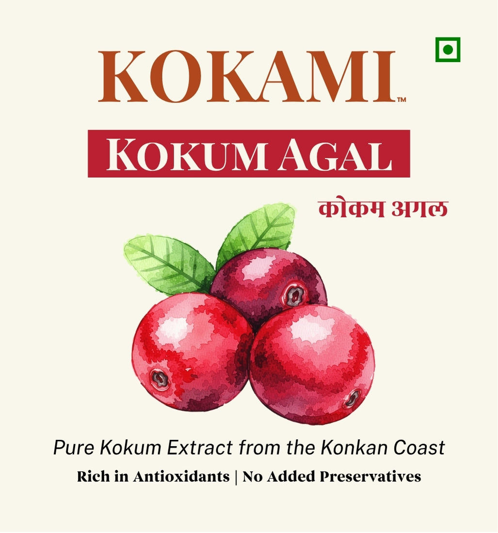 KOKAMI Kokum Agal, Durgalaxmi SHG, Natural Ingredients, No Artificial Essence, Pack of 500 ml