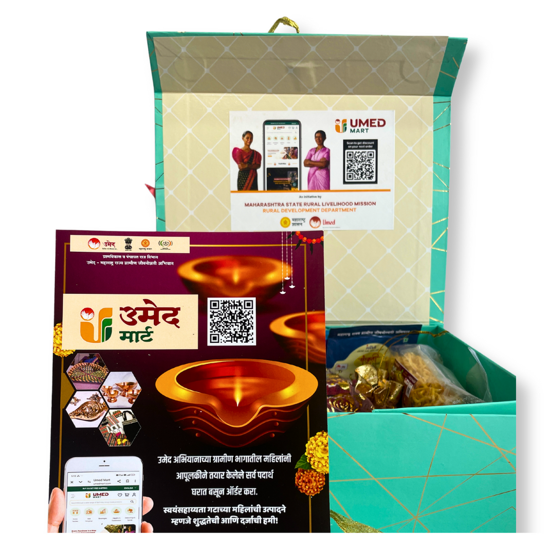 UmedMart Diwali SHG Delight Pack – Savour, Sip, and Celebrate! Natural, Handcrafted by Women SHGs across Maharashtra