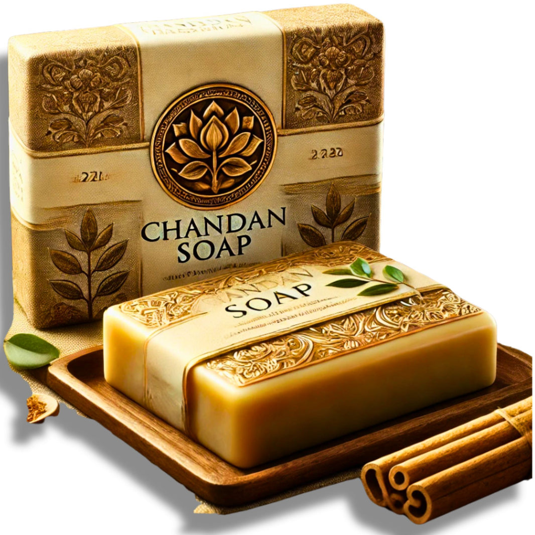 SHREE KRUPA, Chandan Soap, Made By Natural Ingredients, No Artificial Chemical, Homemade Soap, Pack of 20 gms