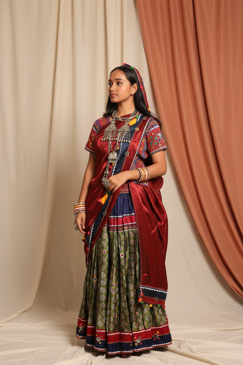 PENO Traditional Dress Pack Of 1 Item Handcrafted Banjara Traditional Outfit Vibrant Textile Folk Craft Ethnic Wear