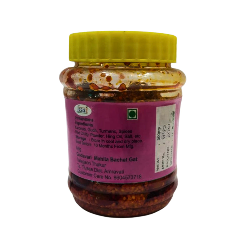 GODAWARI Karawand Pickle, Godawari SHG, Natural Ingredients, No Artificial Colour, Pack of 300 gm