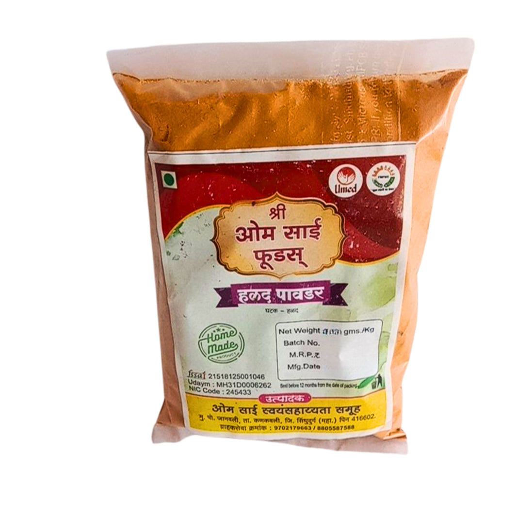 OMSAI Turmeric Powder, Natural, Healthy, Best Quality, Pack of 100 gm