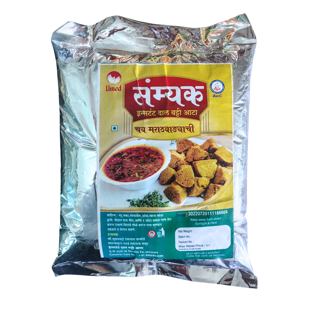 SAMYAK – Instant Daal Batti Aata - ready-to-use, authentic, time-saving - Pack of 1 kg