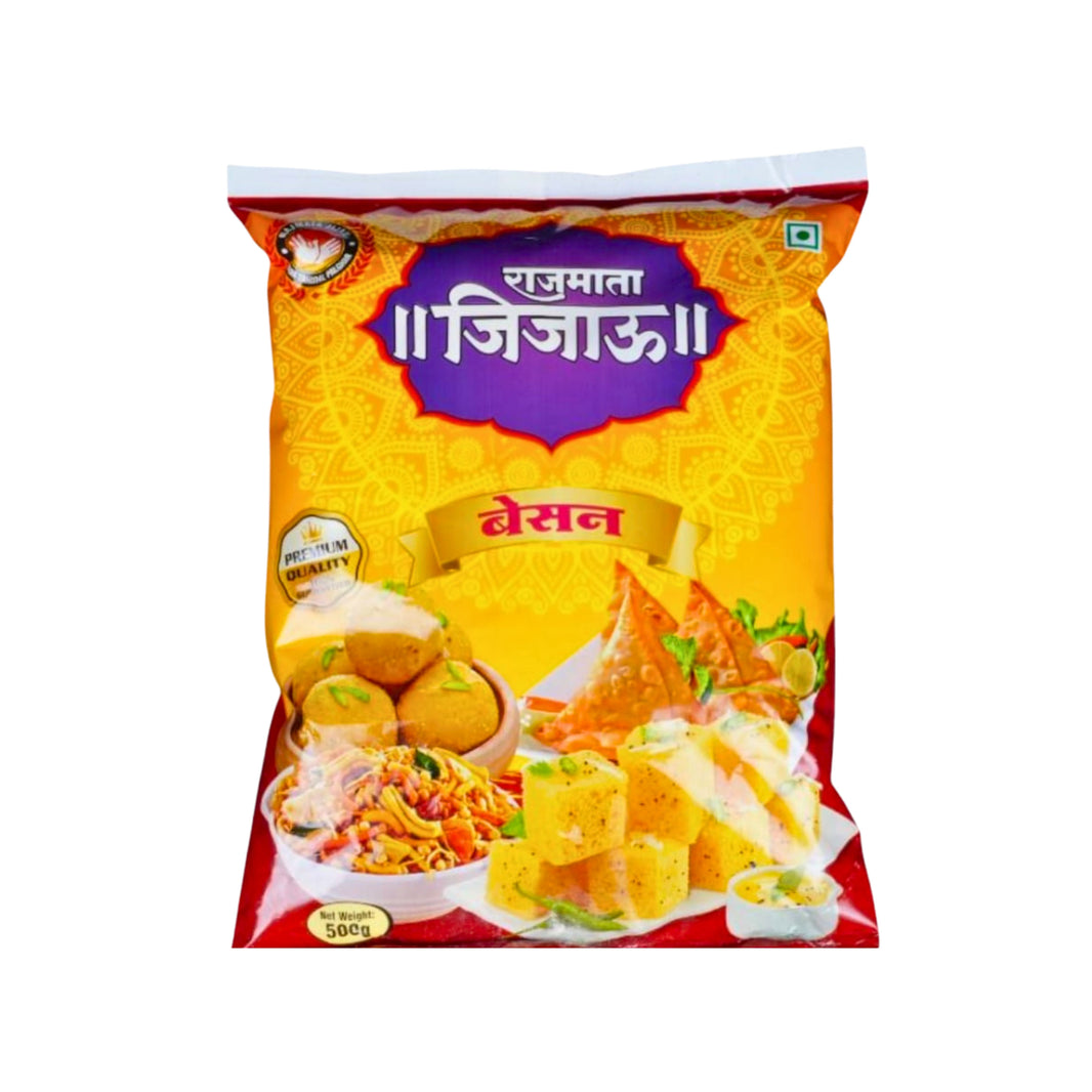 RAJMATA JIJAU Besan | Freshly Milled Gram Flour, Smooth Texture, Perfect for Traditional Recipes | Pack of 1000 gm
