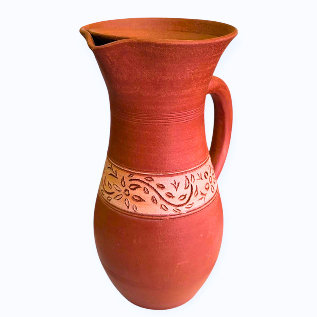 YASHASWINI MAHILA PG - Clay Water Jar (Maticha Jar) | Natural, Pure, Traditional, Handmade | 1