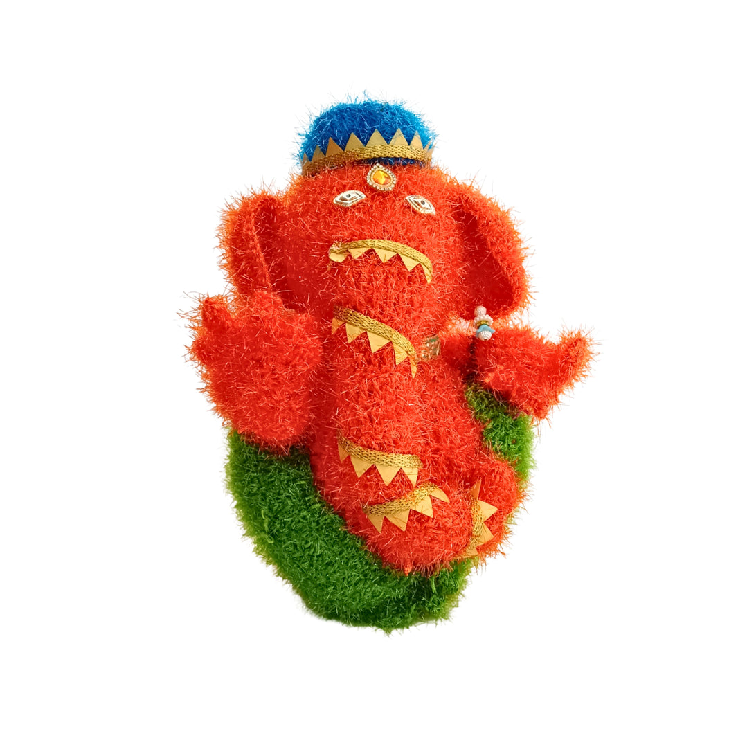 VAISHNAVI Woolen Ganpati, Made By Vaishnavi SHG, Pack Of 1 Piece