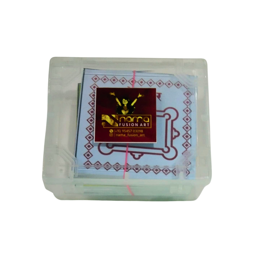 NAMA FUSION, Seven Days Rangoli Template, Yogiraj SHG, Local Craftsmanship, Pack of 7 no