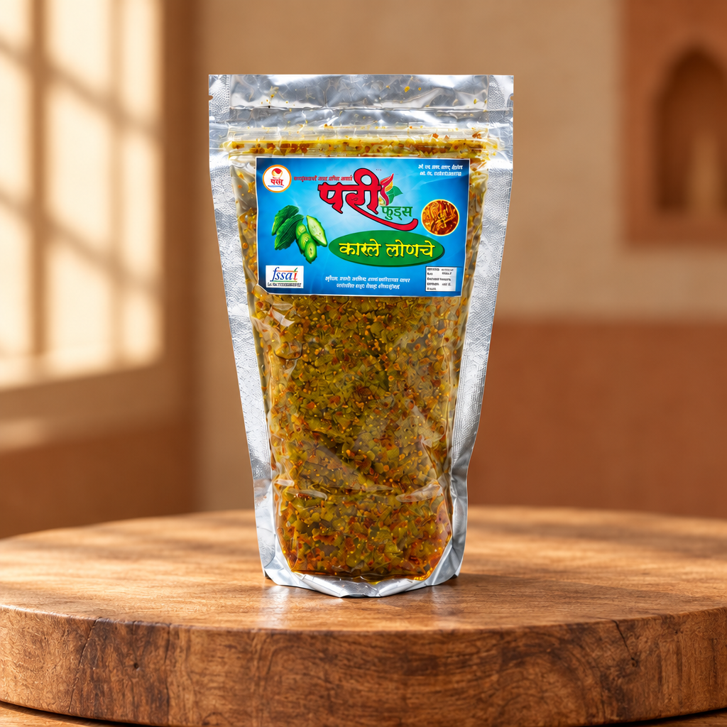 PARI FOODS Bitterguard Pickle, Karale Pickle, Indira Gandhi SHG, Made By Natural Ingredients, No Artificial Flavours, Pack of 500 gms