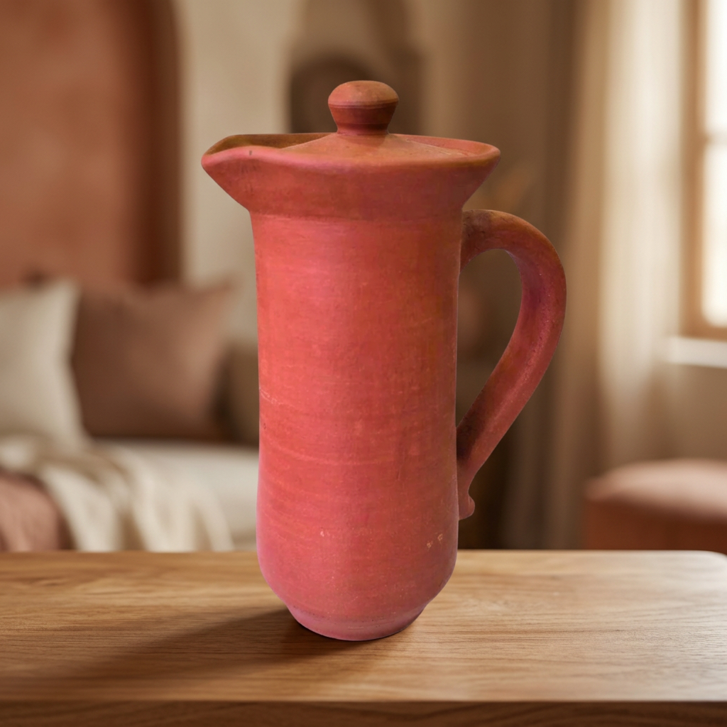 YASHASWINI MAHILA PG - Clay Water Jar (Maticha Jar) | Natural, Pure, Traditional, Handmade | 1