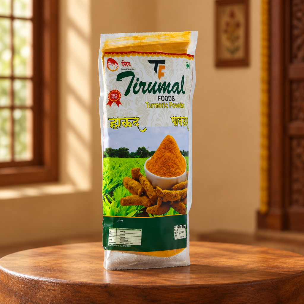 TIRUMALA, Turmeric Powder, Premium, quality, Natural Healthly, pack of 500 gms