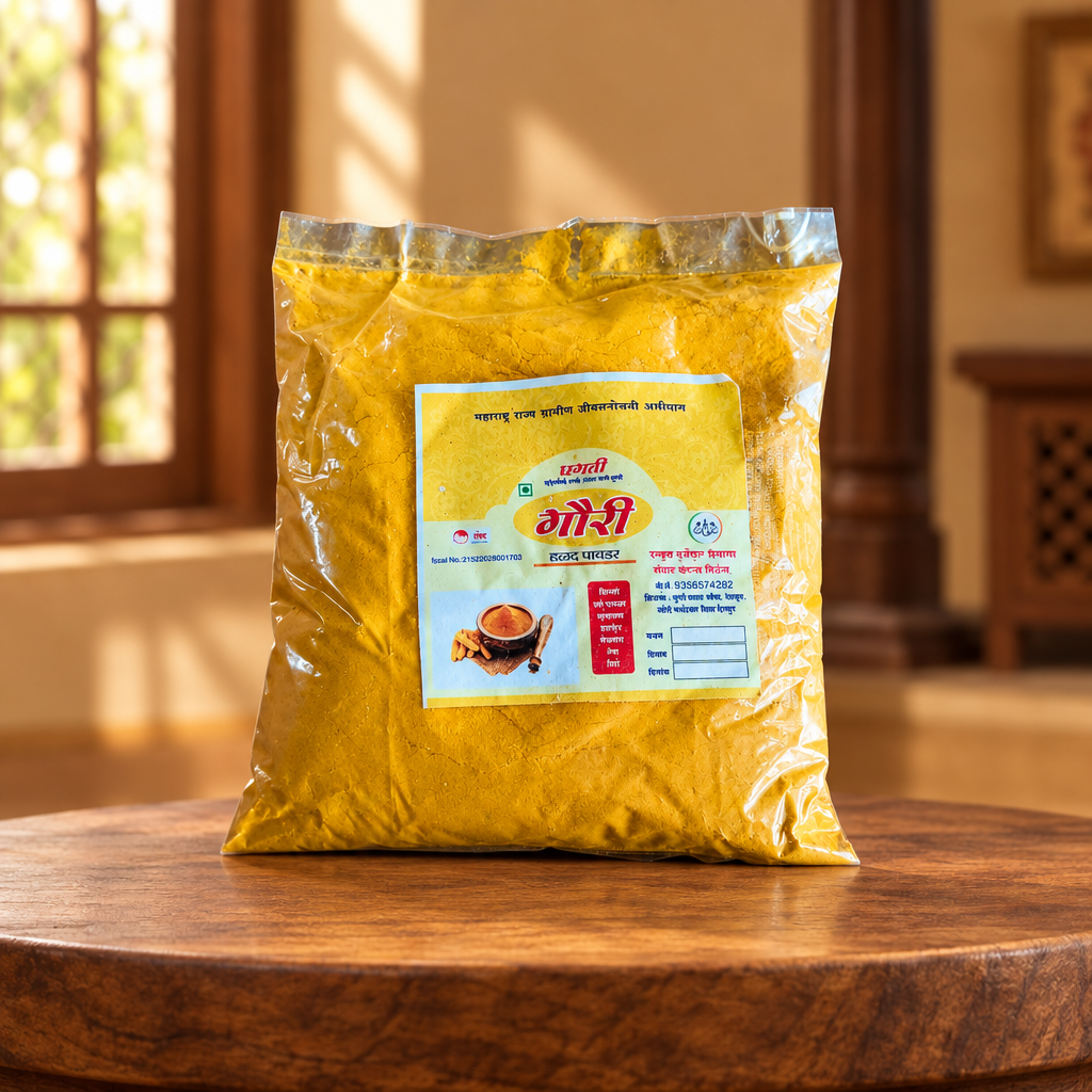 PRAGATI – Halad Powder | Aromatic, Authentic, Preservative-Free, Traditional Blend | Pack of 250 gm