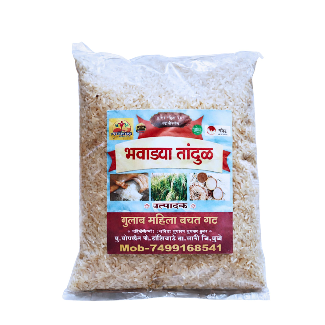 GULAB Bhavadya Tandul Pack Of 1000gm Traditional Rice Authentic Quality Clean Natural Daily Cooking Premium Grain