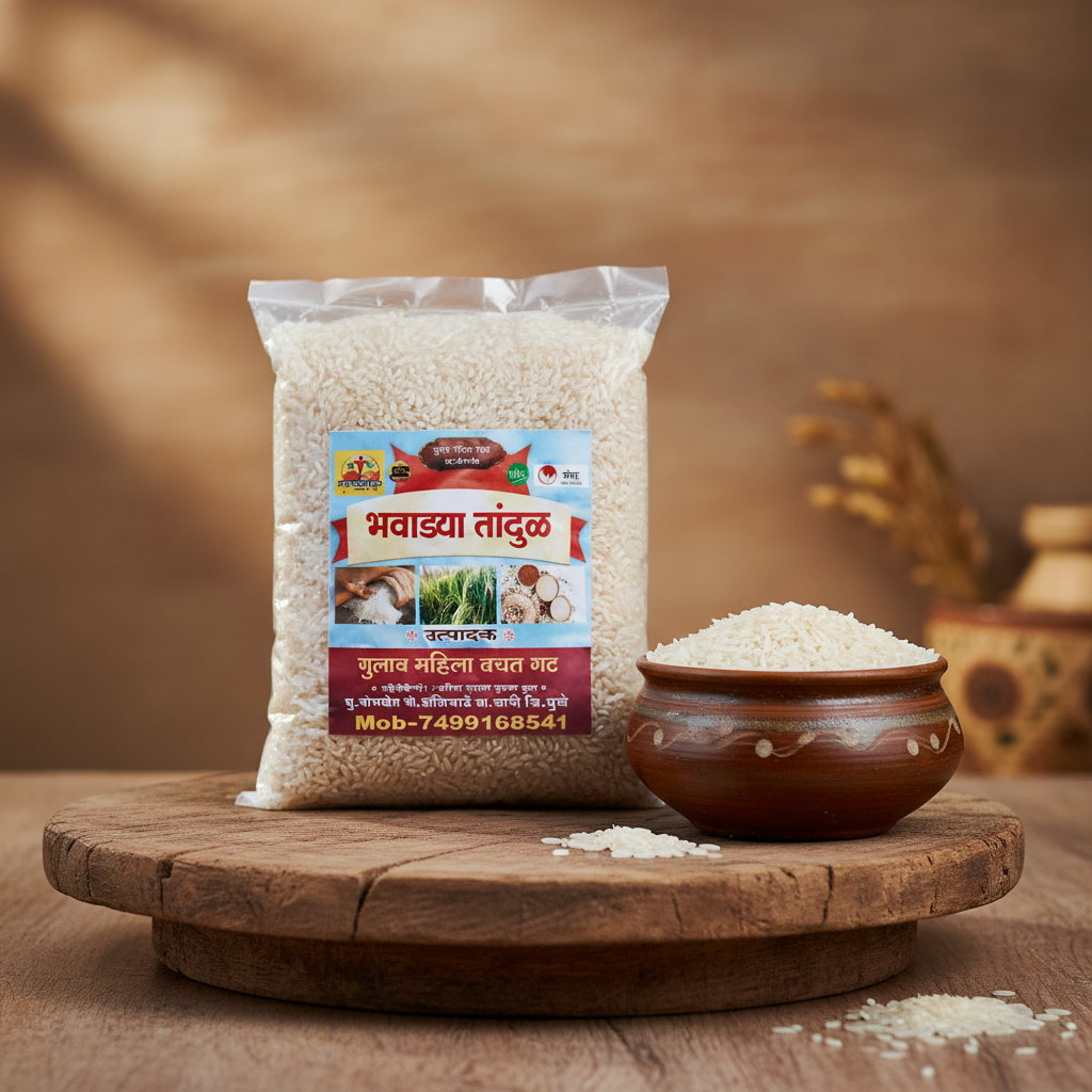 GULAB Bhavadya Tandul Pack Of 1000gm Traditional Rice Authentic Quality Clean Natural Daily Cooking Premium Grain