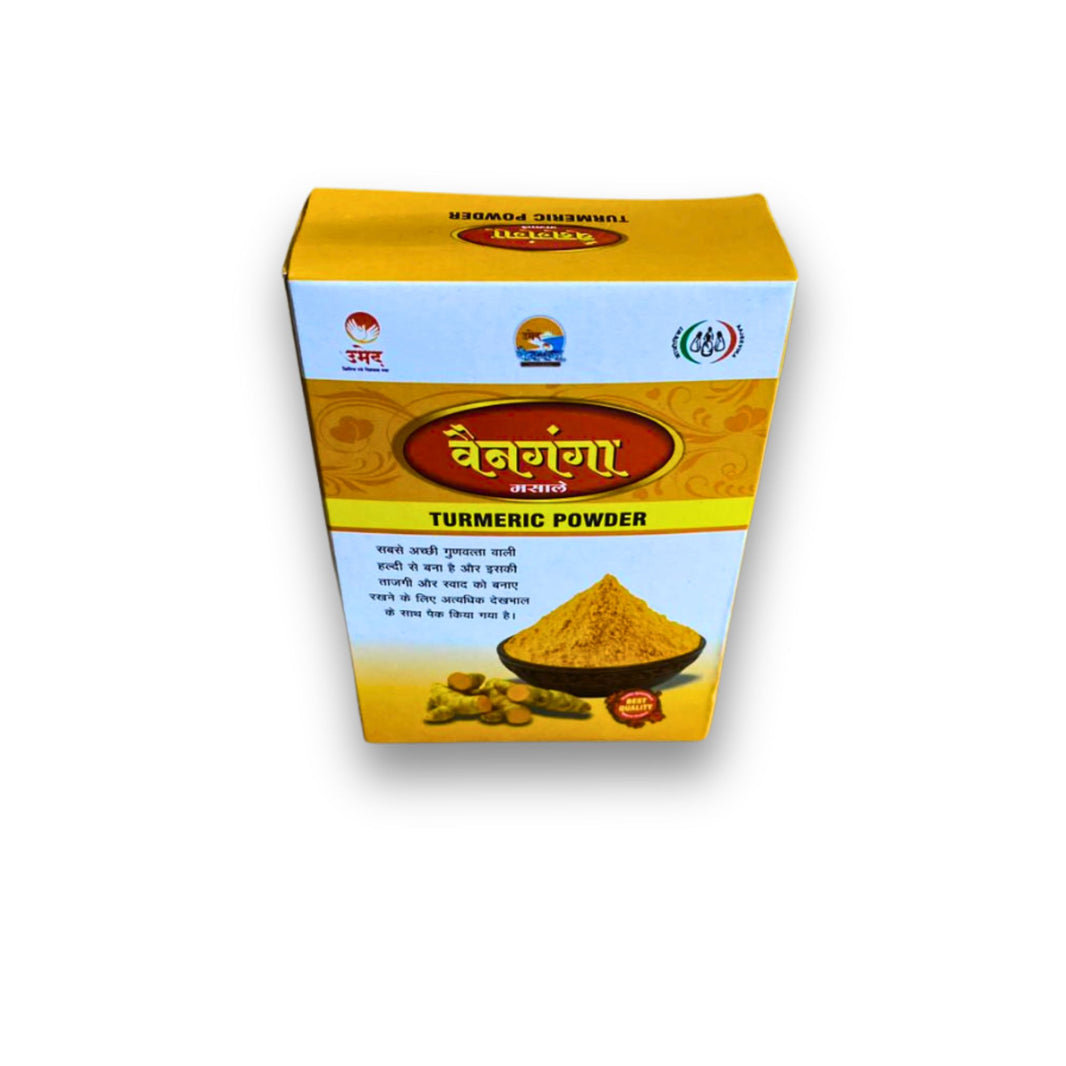 VAINGANGA VAIGAON Tumeric Powder, Pragati SHG, Made By Natural Ingredients, No Artificial Chemical, Pack of 200 gm