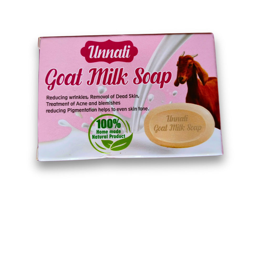 PRERANA Goat Milk Soap, Prerana Utpadak Gat, Made By Natural Ingredients, No Artificial Chemical, Homemade Soap, Paraben Free, Sulphate Free, Pack of 100 gms