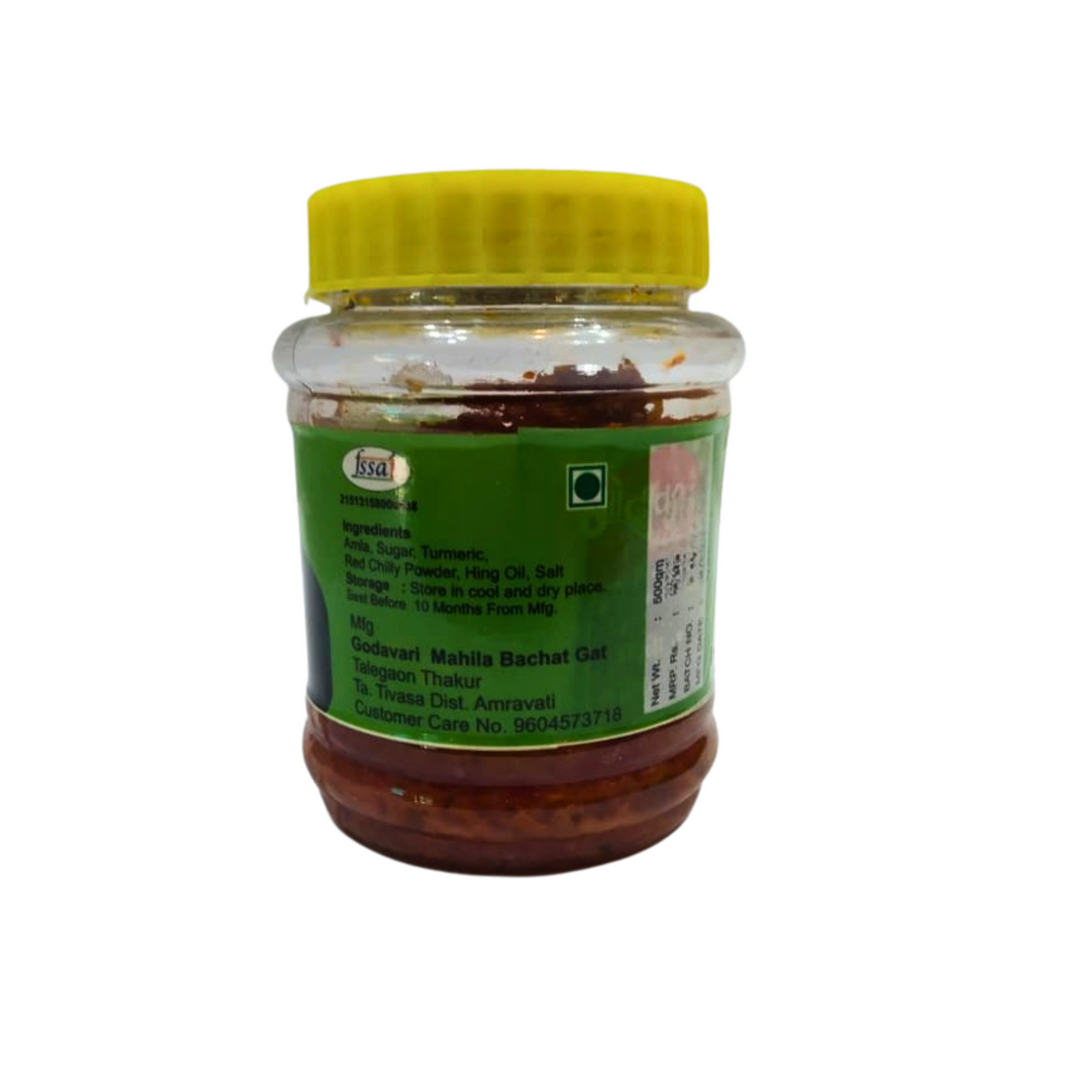 GODAWARI Awala Pickle, Godawari SHG, Natural Ingredients, No Artificial Colour, Pack of 300 gm