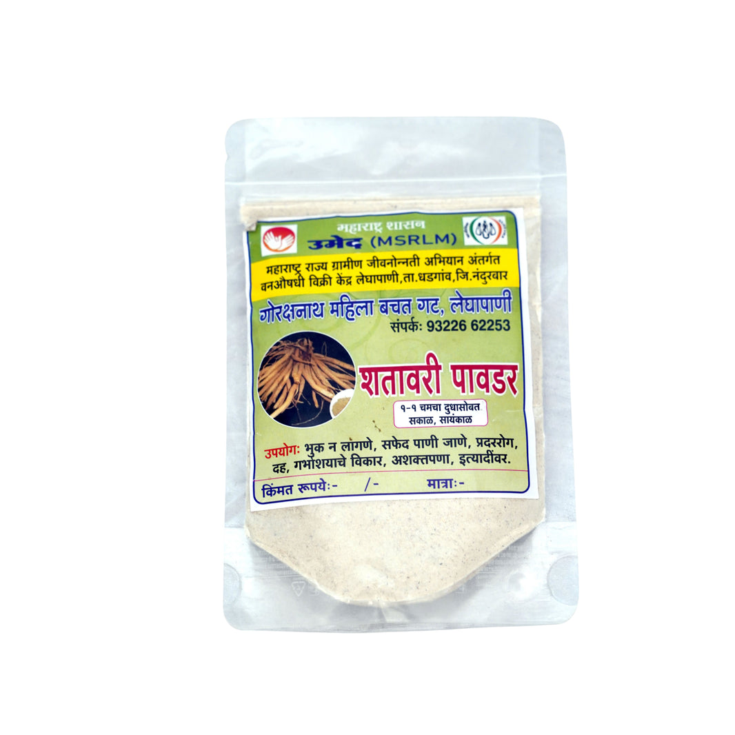 GORAKSHANATH Shatavari Powder Pack of 80 gm Ayurvedic Herbal Root Powder