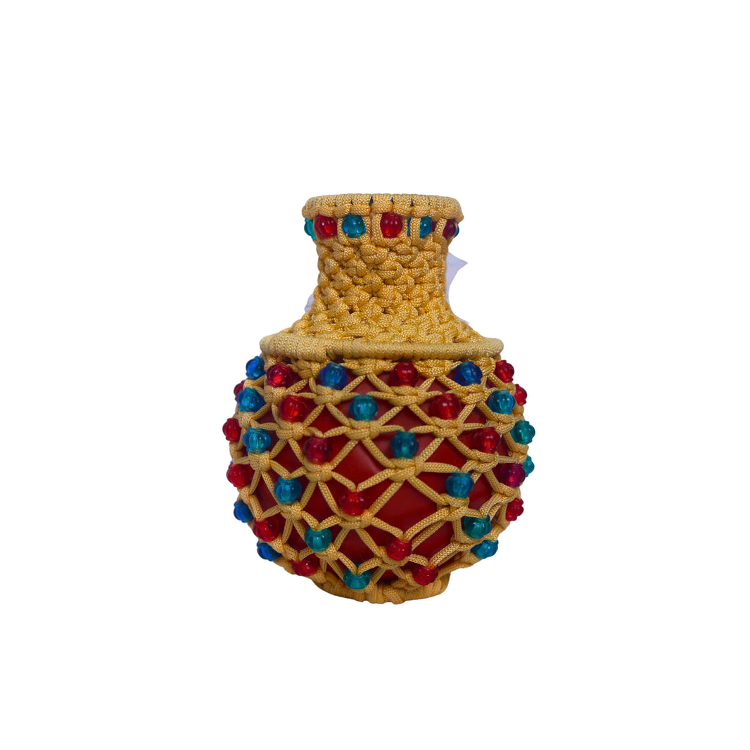 SANAYA MACRONE, Flower Pot Small Size, Made By Macrone, Local Craftsmanship, Pack Of 1
