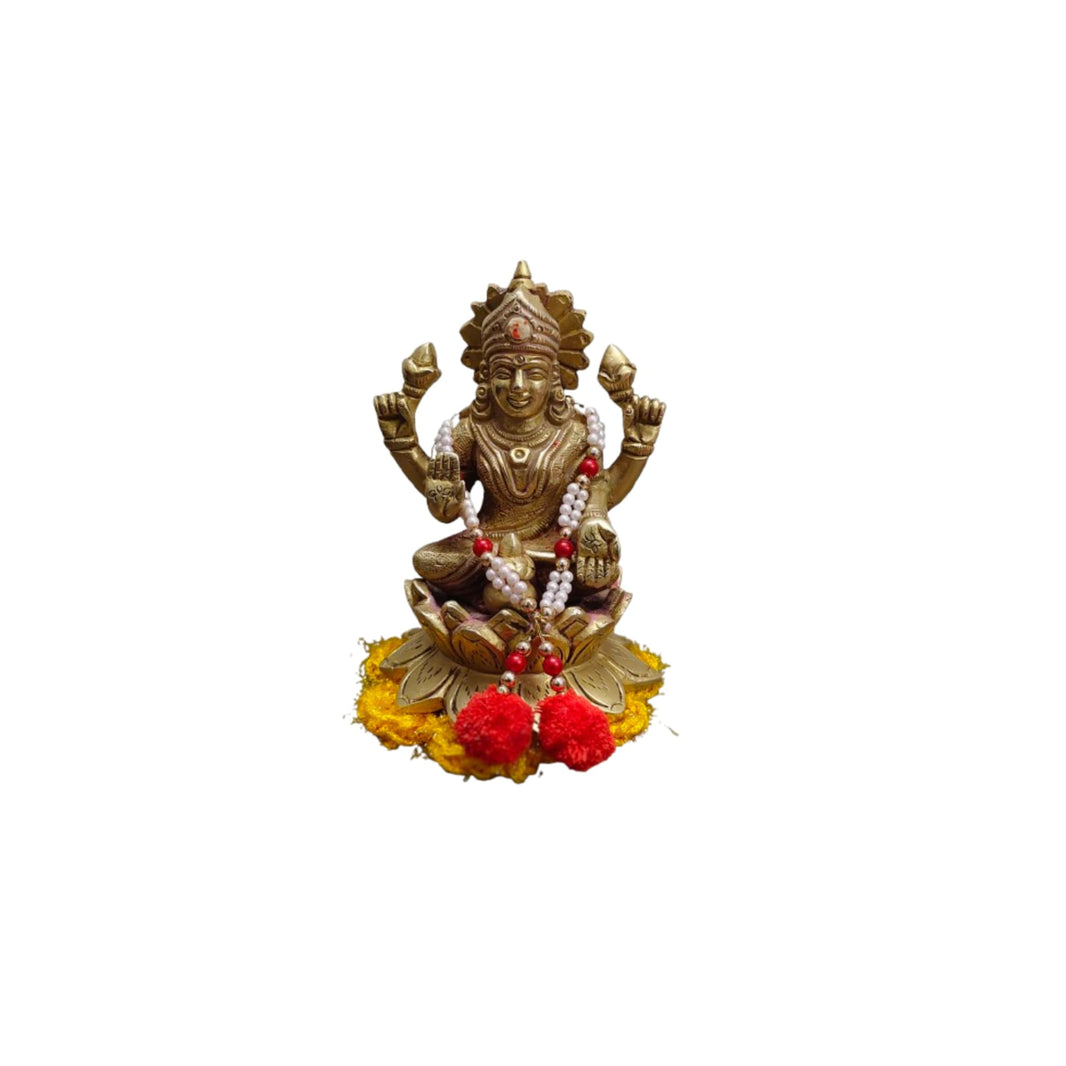 MORAYA Yellow Velvet Pooja Aasan for God Idol/Chowki Aasan, Kapda Cloth for Puja, Shelf Home Mandir, God Idol Sitting and Temple, Large, Rukhamini SHG, Pack Of 1