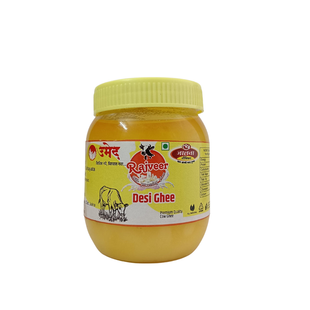 RAJVEER DESI Ghee, Made By Milk, Rajveer SHG, No Artificial Essence, pack of 500 ml
