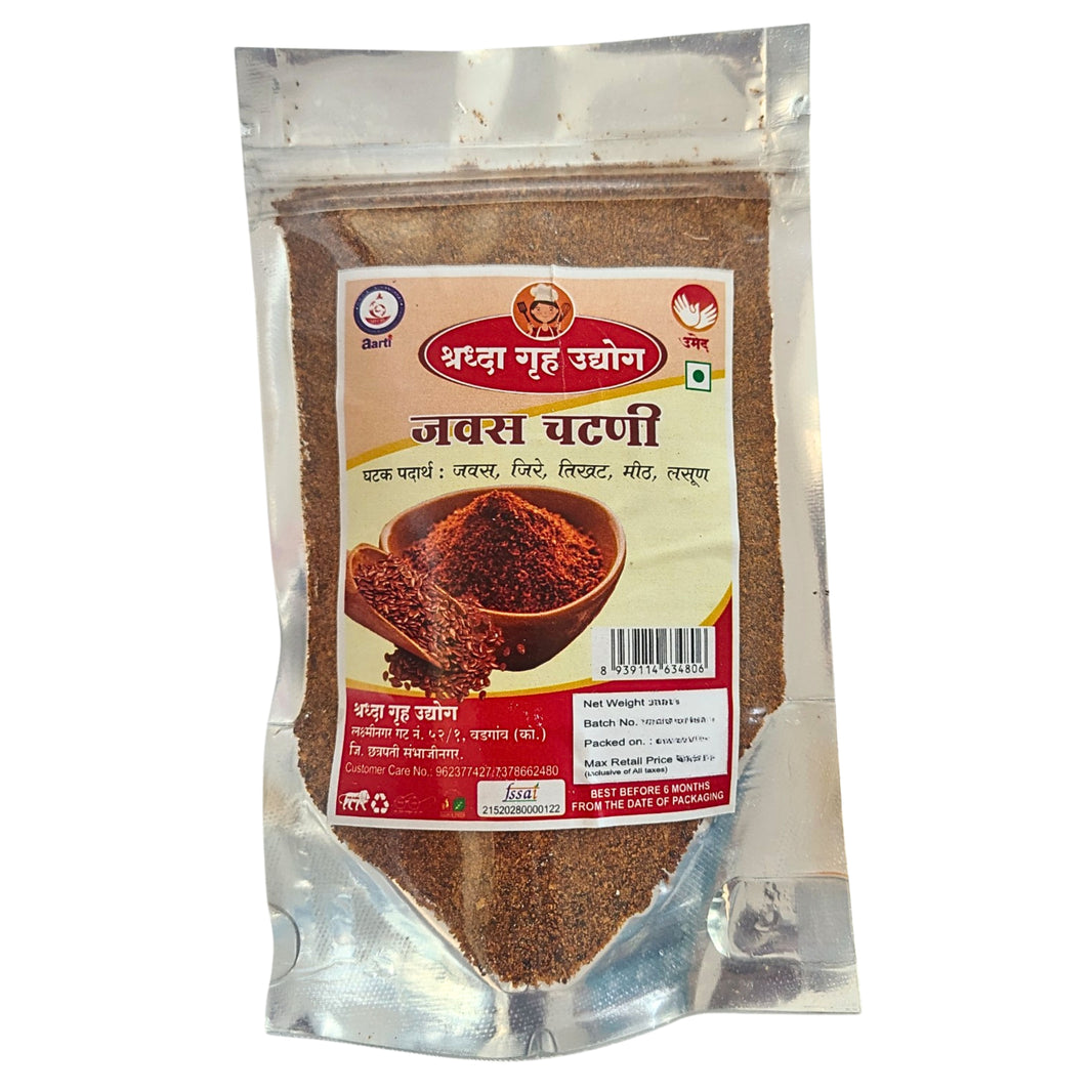 SHRADHA chutney – Javas Chutney - roasted, nutty, traditional - Pack of 100 g