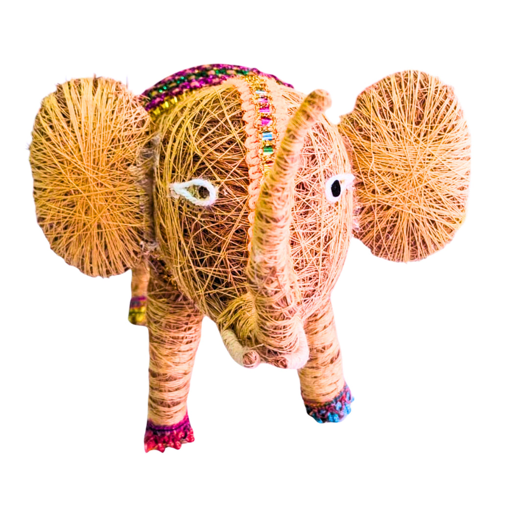 YASHASWINI MAHILA PG - Elephant Showpiece Made from Coconut Tree Wood | Natural, Pure, Traditional, Handmade | 1