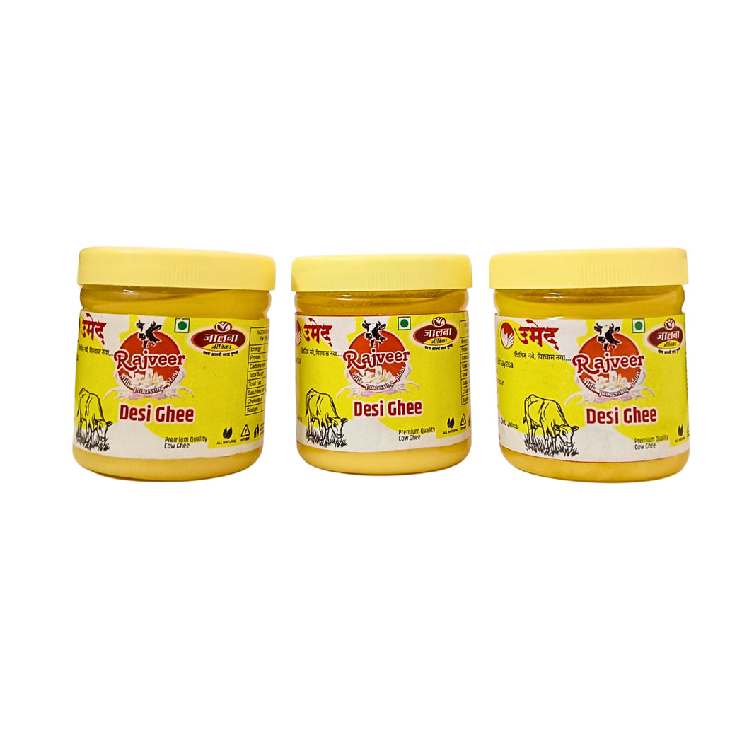 RAJVEER DESI Ghee, Made By Milk, Rajveer SHG, No Artificial Essence, pack of 300 ml