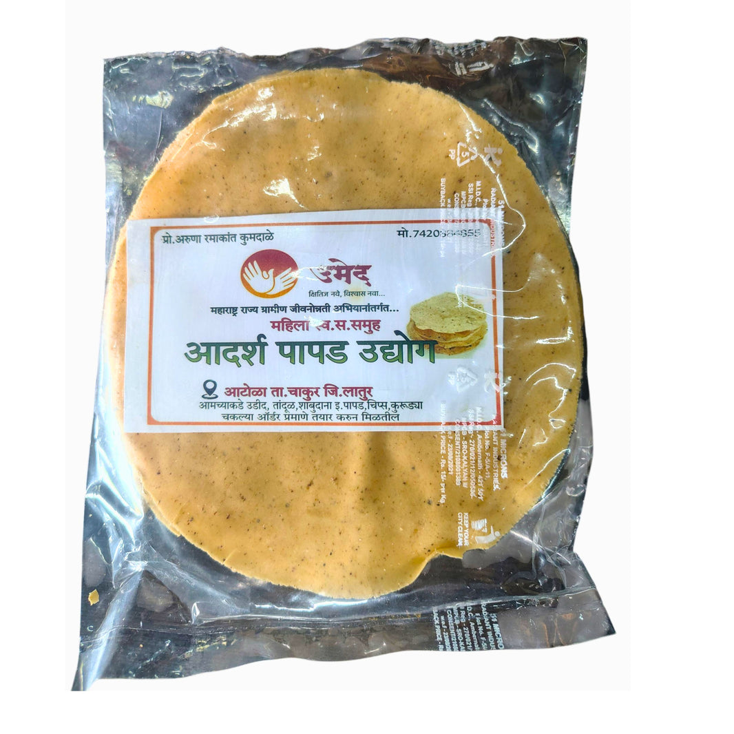ADARSH Papad Traditional Handmade Papad Sun Dried Crispy Texture Chemical Free 250 gm