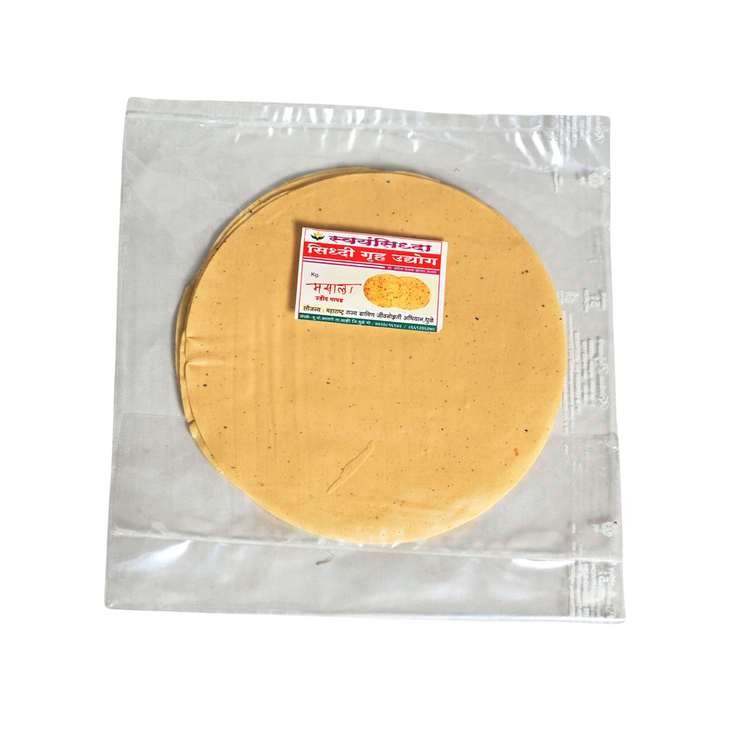 SIDDHI GRUH UDYOG Jwari Papad Pack Of 1000gm Traditional Jowar Papad Ready To Fry Crispy Homemade Authentic Taste