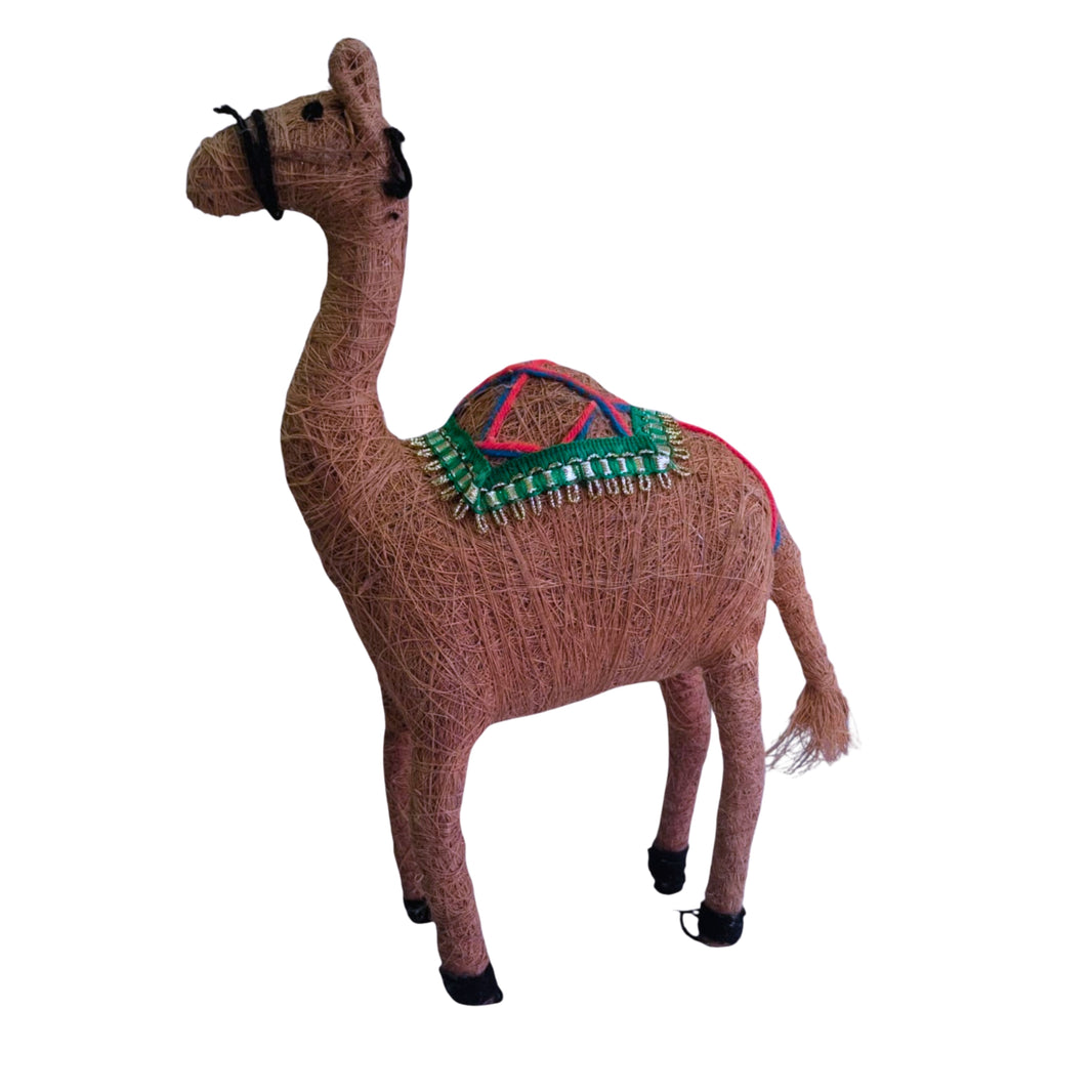 YASHASWINI MAHILA PG - Camel Showpiece Made from Coconut Tree Wood | Natural, Pure, Traditional, Handmade | 1