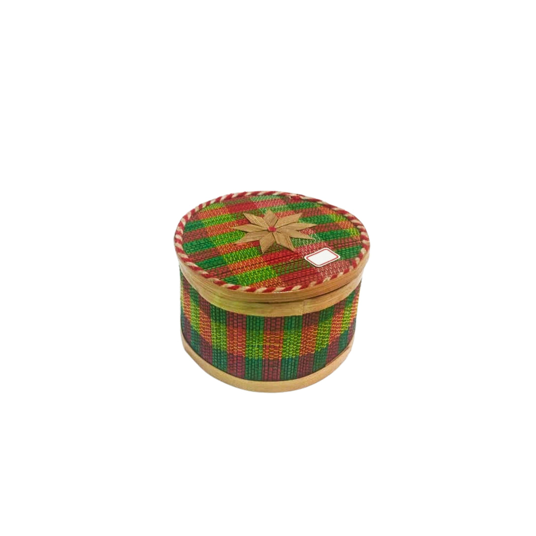 ECO AURA Bamboo Jewellery Box, Bamboo ART, Ujjwala SHG, Natural Wood, Local Craftsmanship, Pack of 1 No