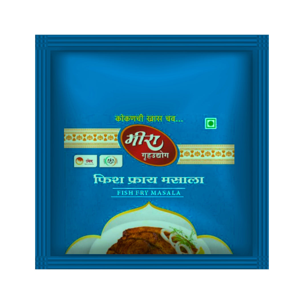Meera Fish Fry Masala Coastal Spice Blend for Crispy Traditional Seafood Fry Rich Aroma Balanced Heat SHG Made Kitchen Essential Pack of 200 gm