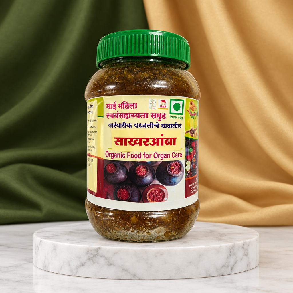 MAI, Sweet And Tangy Manngo Pickle, Natural Ingredient, No Artificial Essence, Pack of 1000 gms