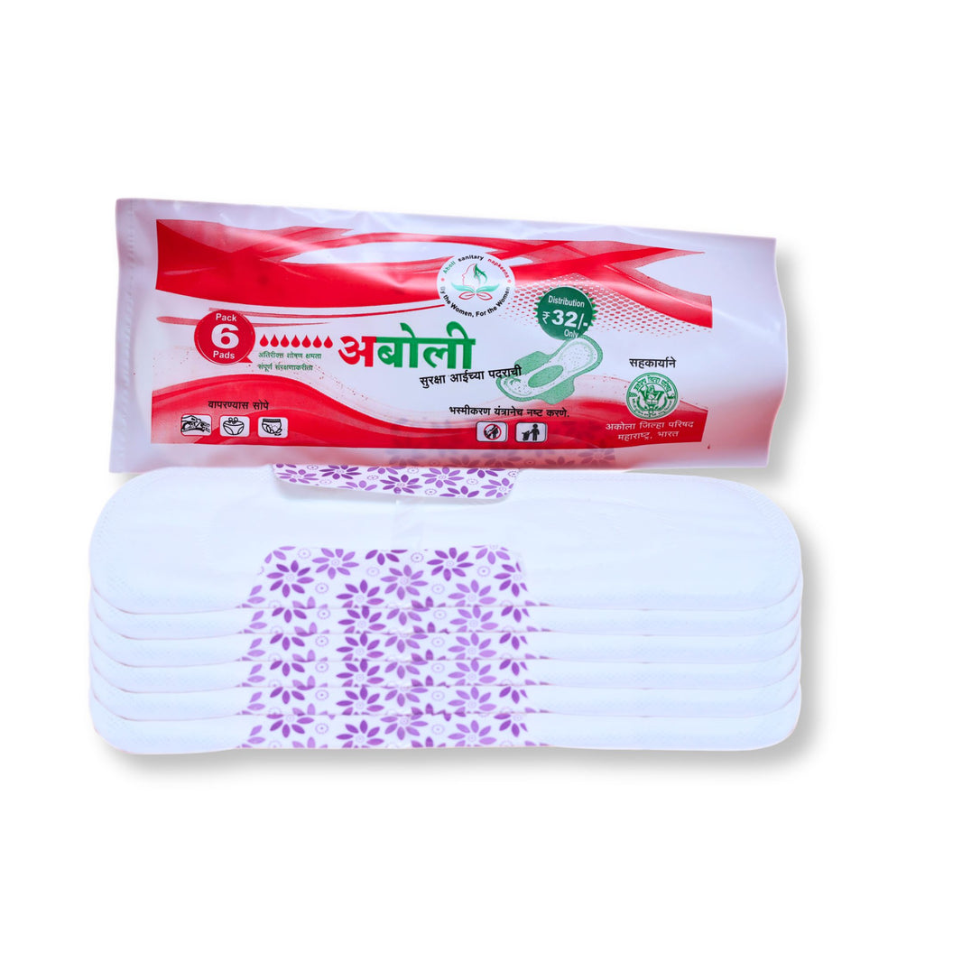 ABOLI Sanitary Pads, Natural,Hygenic,Cotton Base