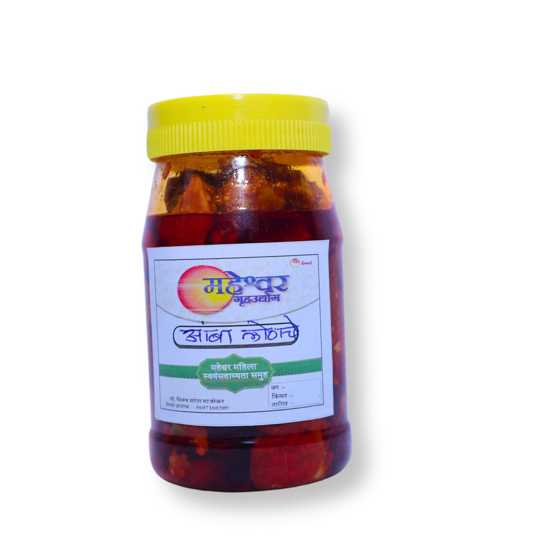 MAHESHWAR, Spicy Mango Pickle, Natural Ingredient, No Artificial Essence,Pack of 100 gm