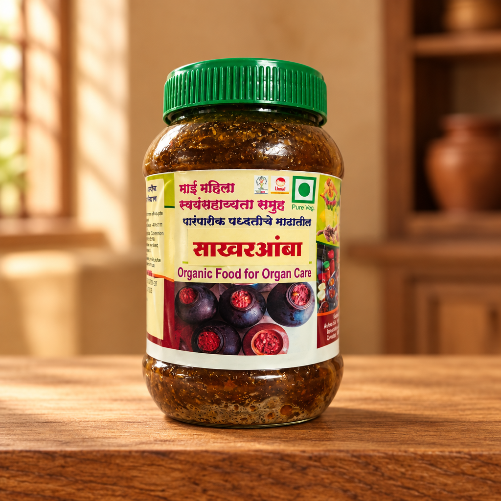 MAI, Sweet And Tangy Manngo Pickle, Natural Ingredient, No Artificial Essence, Pack of 1000 gms
