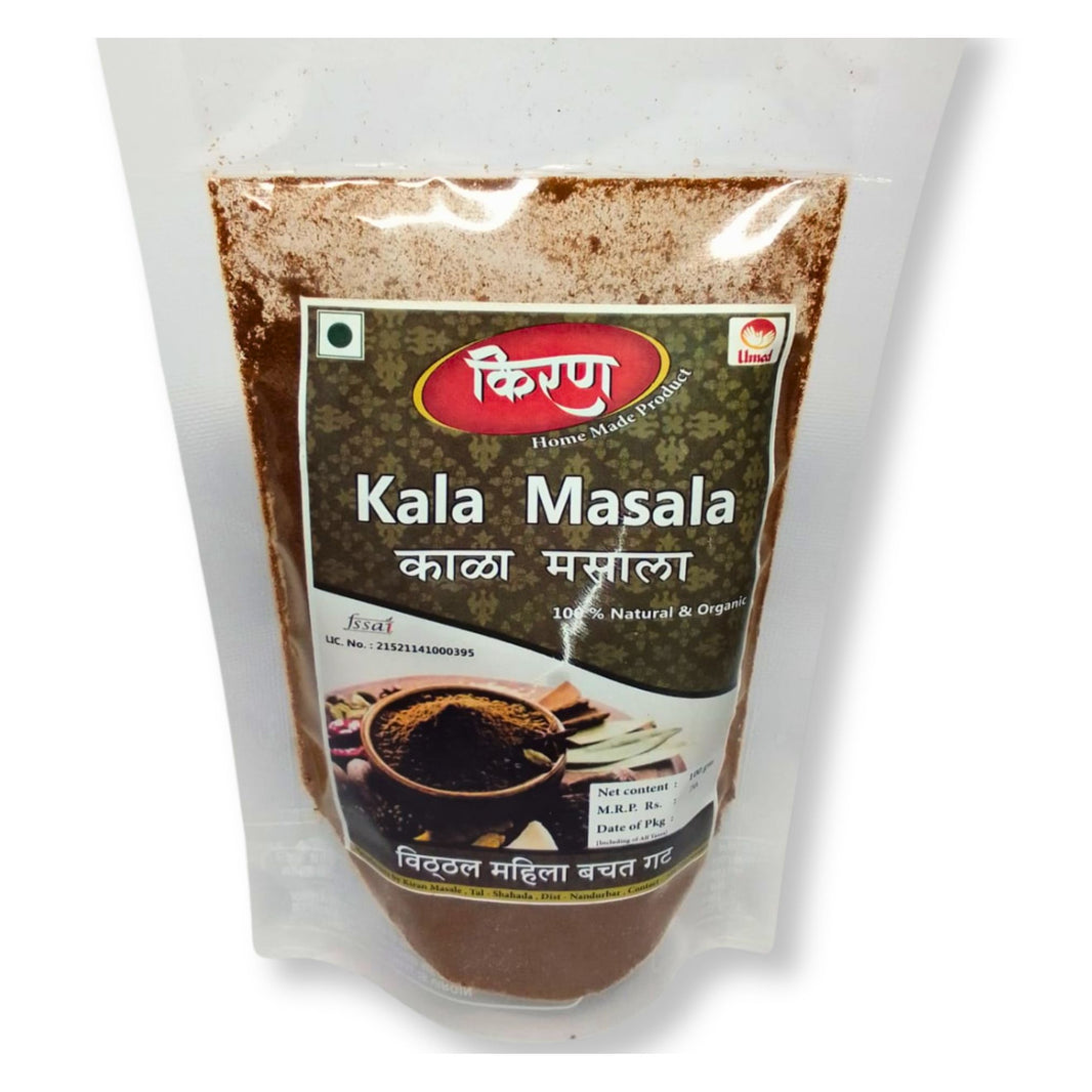 VITTHAL Kala Masale , Vitthal SHG, Made By Natural Ingredients, No Artificial Flavours, Pack of 100 gms