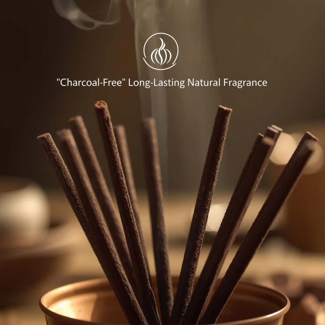 Aradhya Agarbatti, Charcoal Free, Long Lasting Natural Fragrance, No Artificial Essence, 200gm pack, Average 150 sticks
