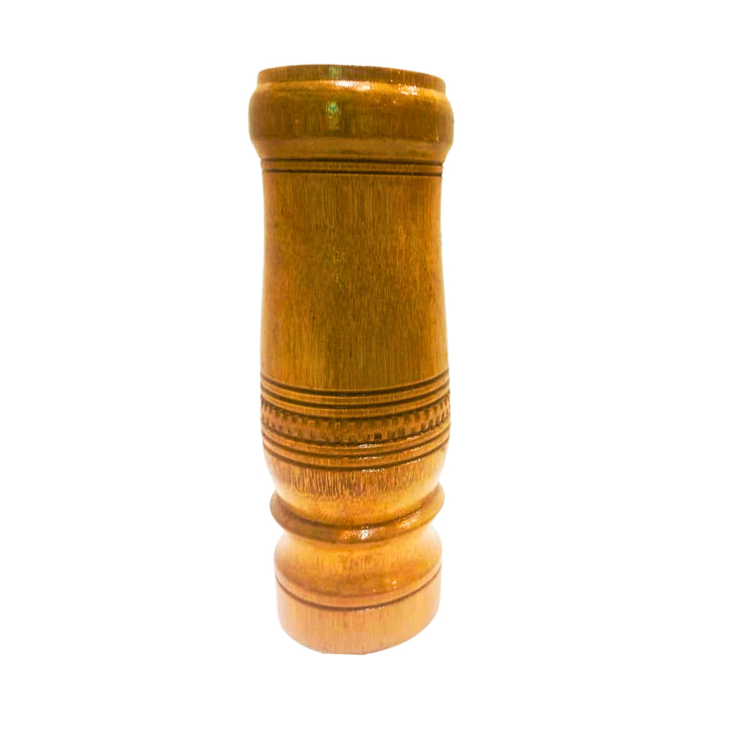 ECO AURA Bamboo Flower Pot, Bamboo ART, Ujjwala SHG, Natural Wood, Local Craftsmanship, Pack of 1 No