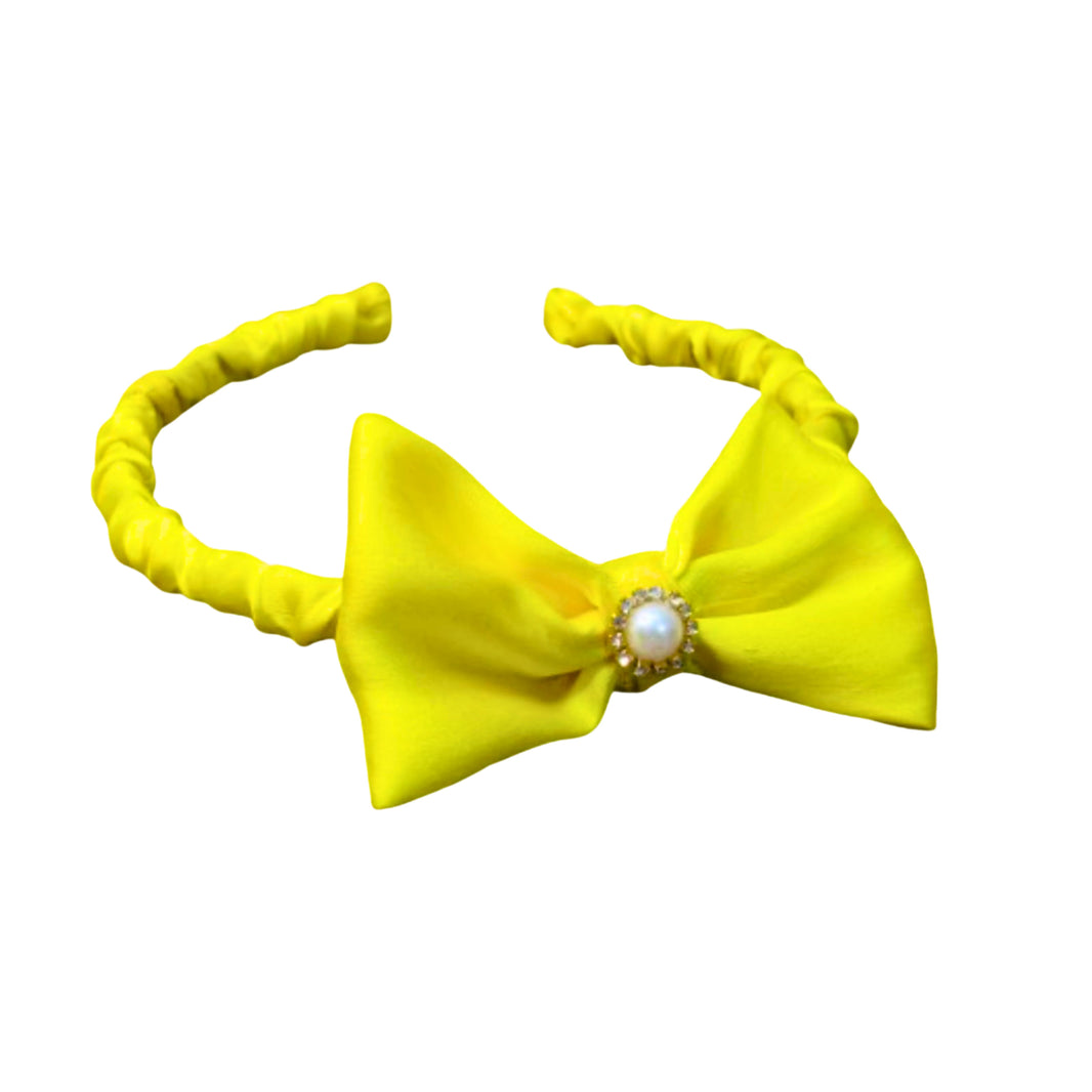 MORAYA Hair Belt For Girls, Yellow Colour, Rukhamini SHG, Pack Of 1