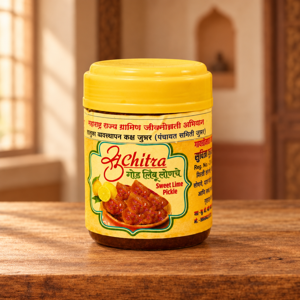 SUCHITRA FOODS - Chilli Pickle | Sweet & Masala Flavor, No Spices, Traditional Homemade Taste | 200gm