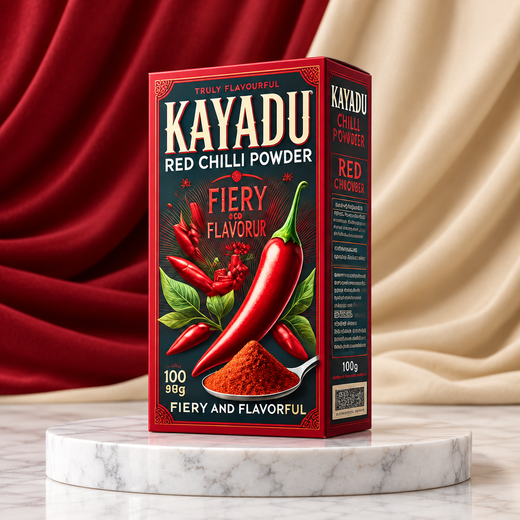 KAYADU Red Chilli Powder, Natural, Healthy, Best Quality, Pack of 100 gms