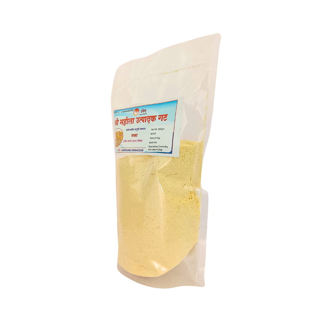 SHREE Corn Flour, Maize Flour, Maka Pith, Shree Mahila Utpadak gat, Healthy, Highly Fiberous, Natural Flavour, Pack Of 500gm