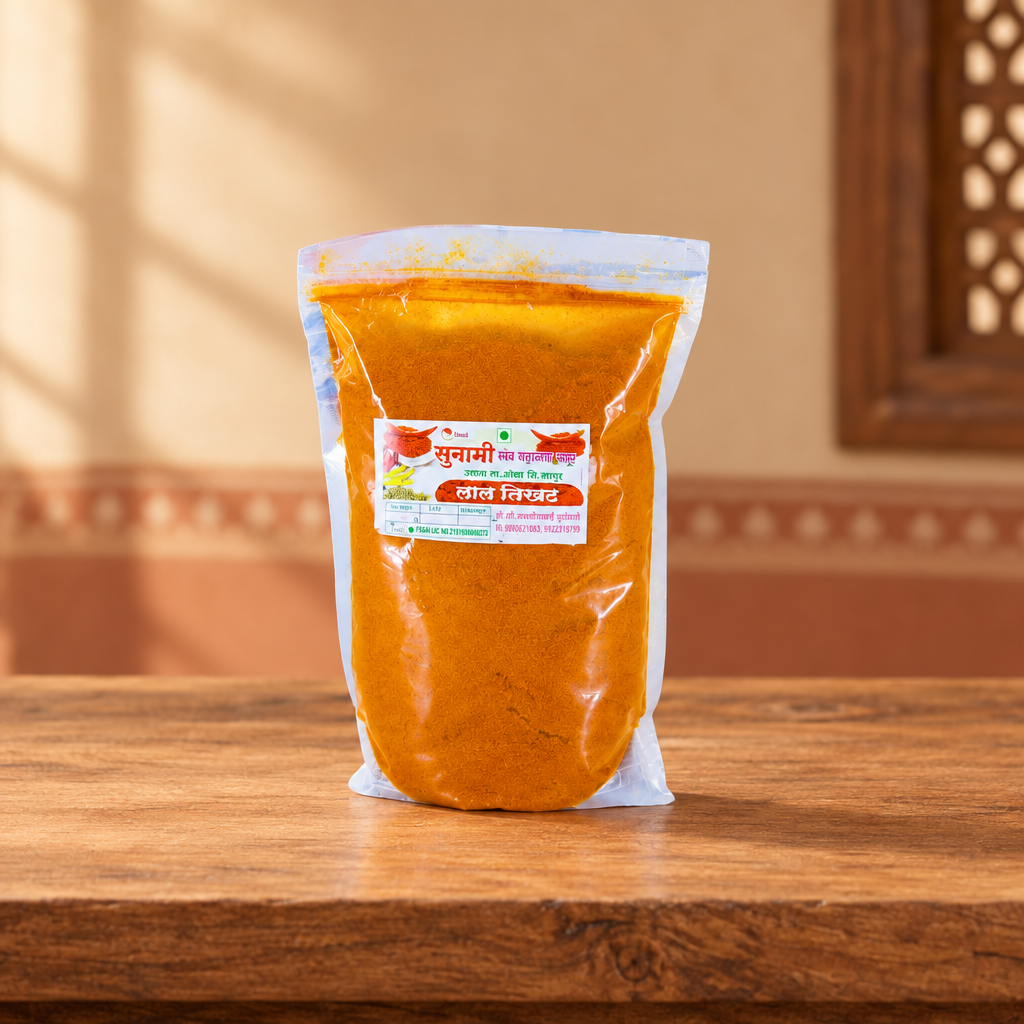 SUNAMI Red Chilli Powder (Lal Tikhat), 2 × 900 g