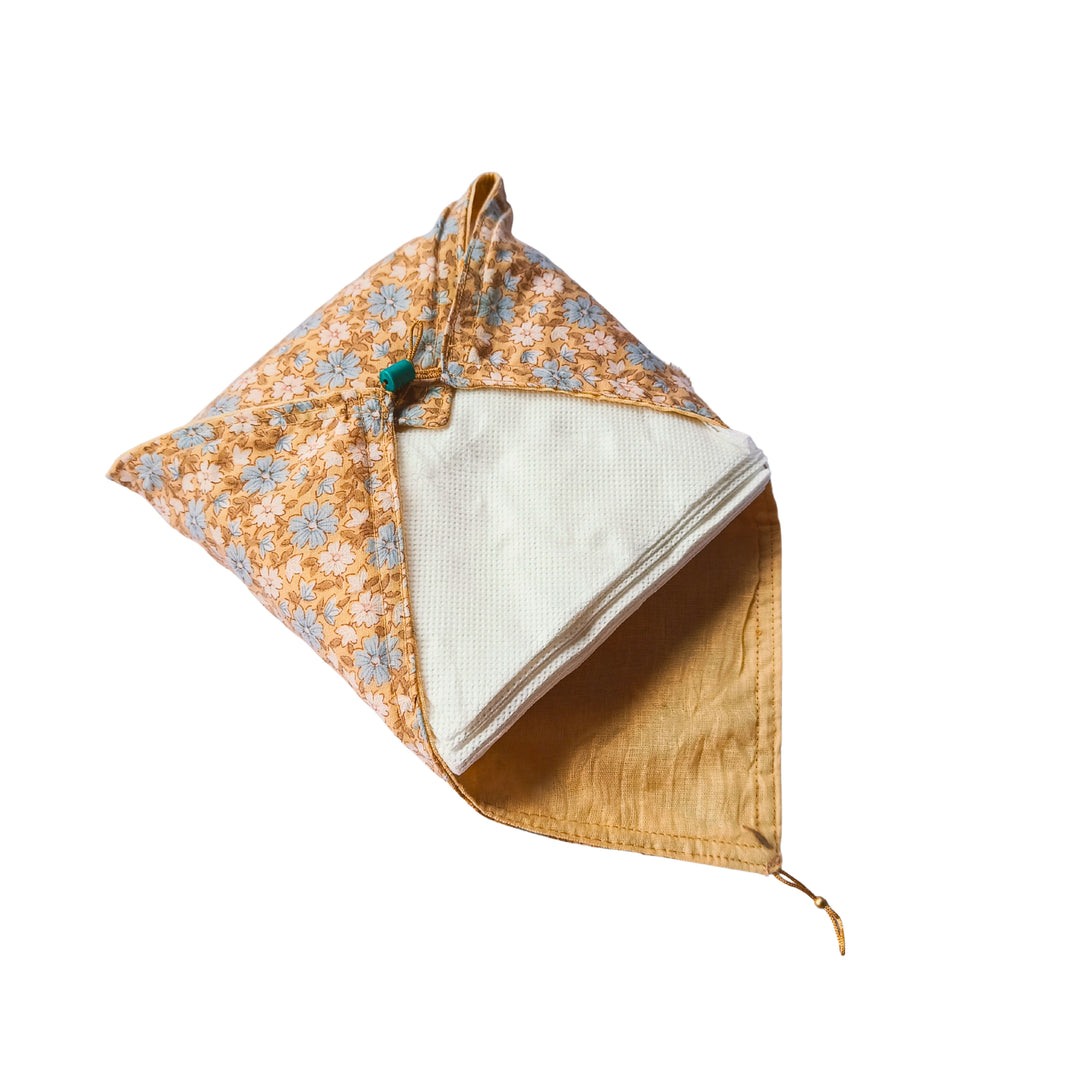 AMRUTA Tissue Paper Holder Square Type 6 Pack Of 1 Item Handcrafted Decorative Tissue Organizer