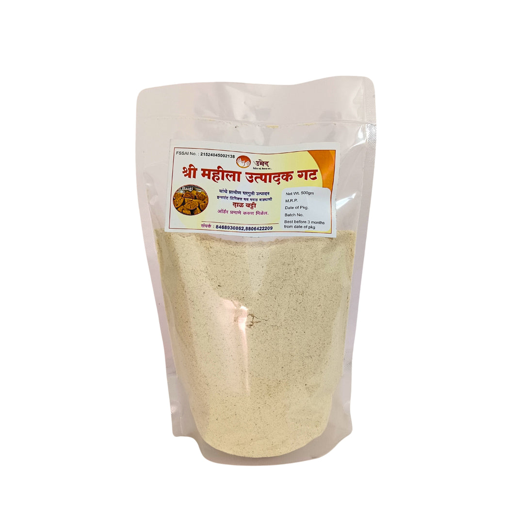 SHREE Batti Flour, Bati Flour, Shree Mahila Utpadak gat, Healthy, Highly Fiberous, Natural Flavour, Pack Of 500gm