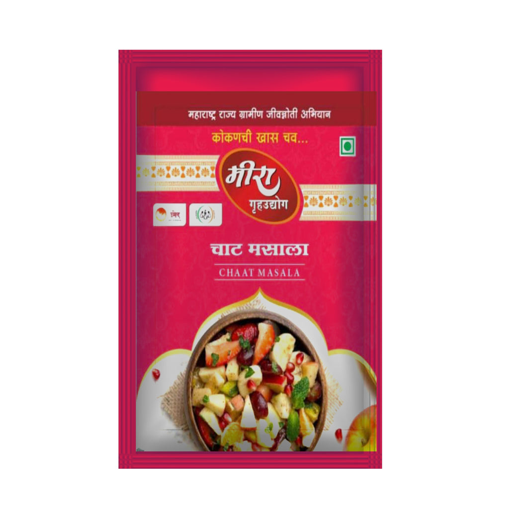 Meera Chat Masala Tangy Indian Spice Blend for Snacks Fruits Salads Street Style Taste SHG Made Kitchen Essential Pack of 50 gm