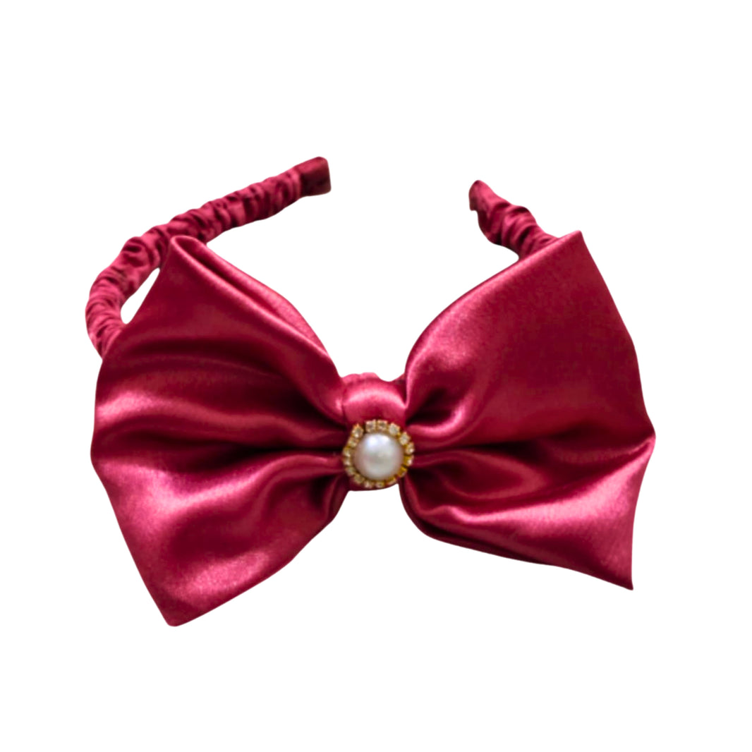MORAYA Hair Belt For Girls, Red Colour, Rukhamini SHG, Pack Of 1